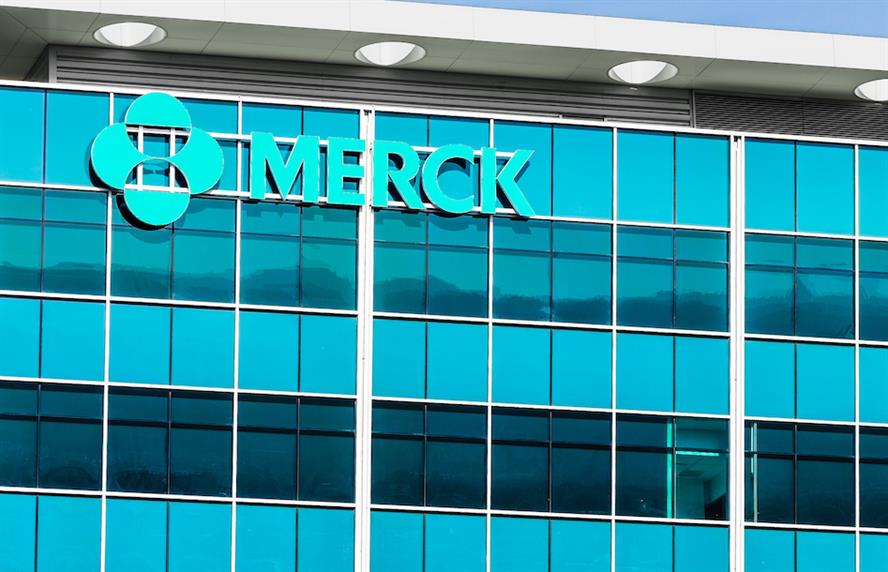 Stock image of Merck building.