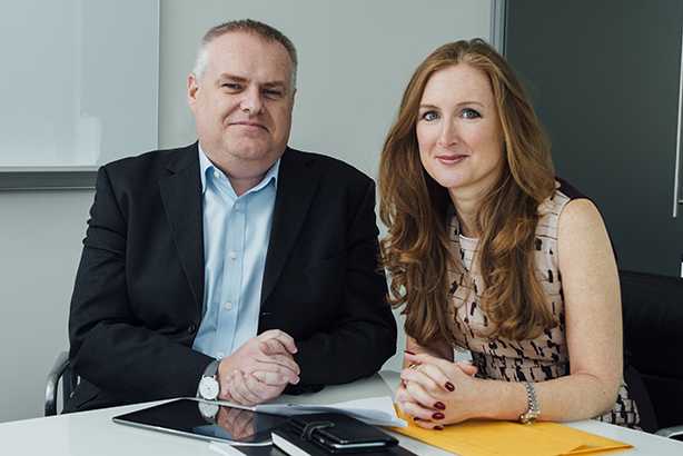 FleishmanHillard's Jim Donaldson and Fishburn's Ali Gee: Heading the newly merged operation
