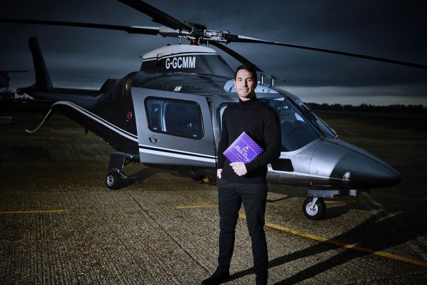 Firefighter Patrick McBride was revealed as the new Milk Tray Man this week