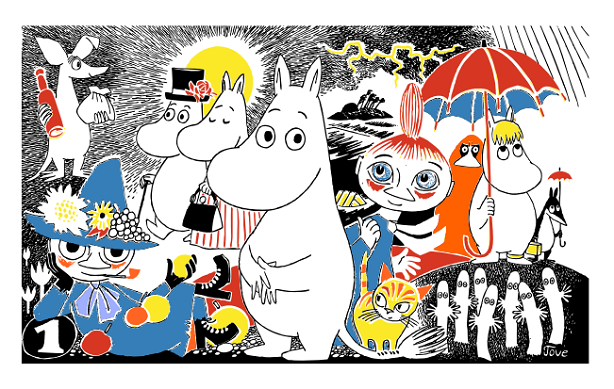 The Moomins now have PR support (©Moomin Characters TM)