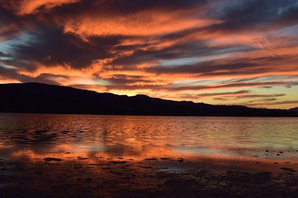 Pahranagat National Wildlife Refuge's Lower Lake. (Image via Travel Nevada's Facebook page).