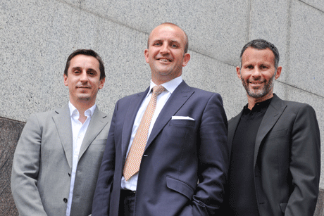 Gary Neville, Stuart Procter and Ryan Giggs: Launching GG Hospitality