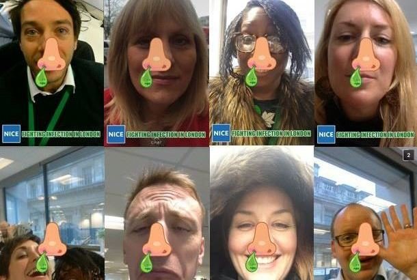NICE staff experiment with Snapchat's geofilters for a new campaign pitched at young people