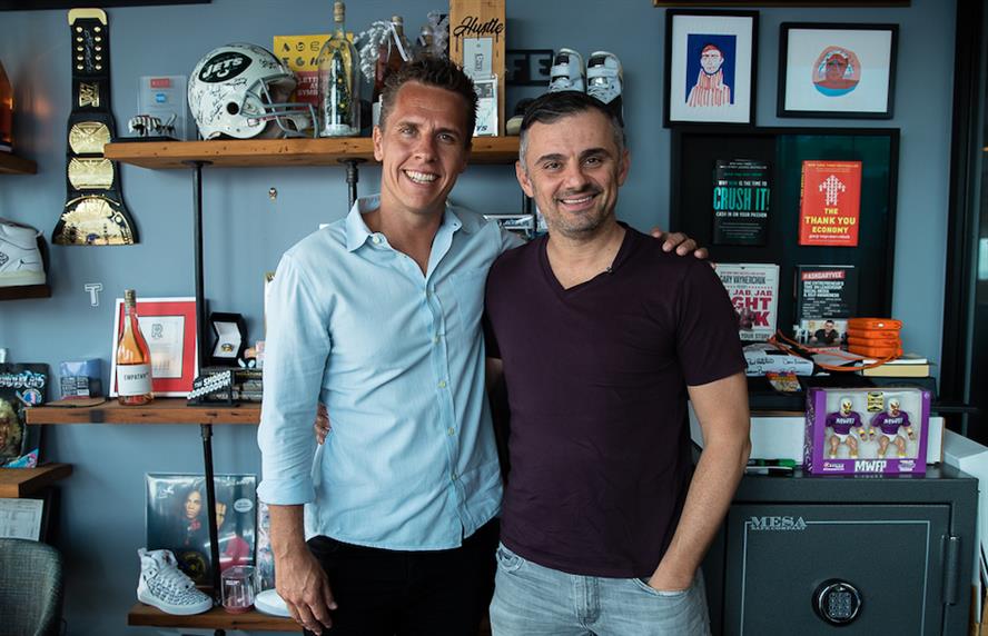 L-R: AB InBev's Richard Oppy and Gary Vaynerchuk. 