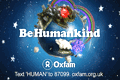 Be Humankind: Oxfam’s new brand proposition
