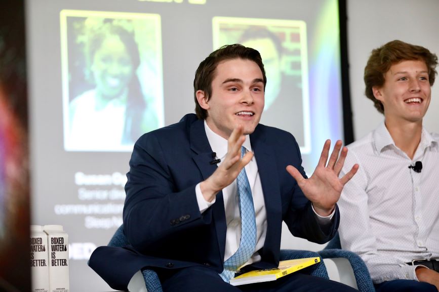 Harvard student Michael Pankowski at PRDecoded