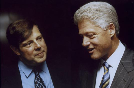 Penn with former President Bill Clinton (Photo via MarkPenn.com).