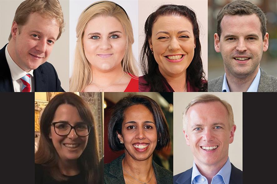 The seven industry professionals who were returned to Parliament at the December 2019 election