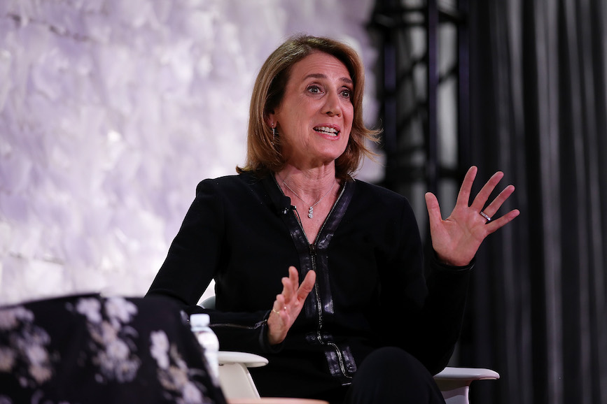 Edelman convened executives including Ruth Porat, CFO of Google and Alphabet, to discuss falling trust in institutions. (Photo credit: Getty Images). 