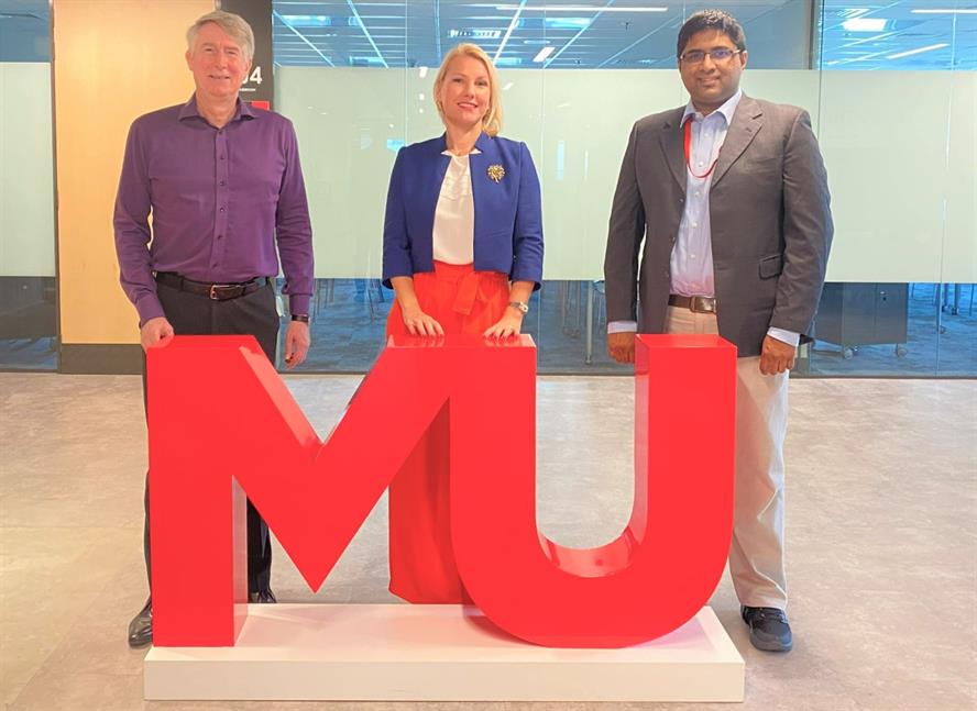 (L to R) Dr James Trotter, dean and academic president at Murdoch University Dubai; Monika Fourneaux, head of PRCA EMEA; Joseph Nalloor, discipline lead, School of Communication at Murdoch University Dubai