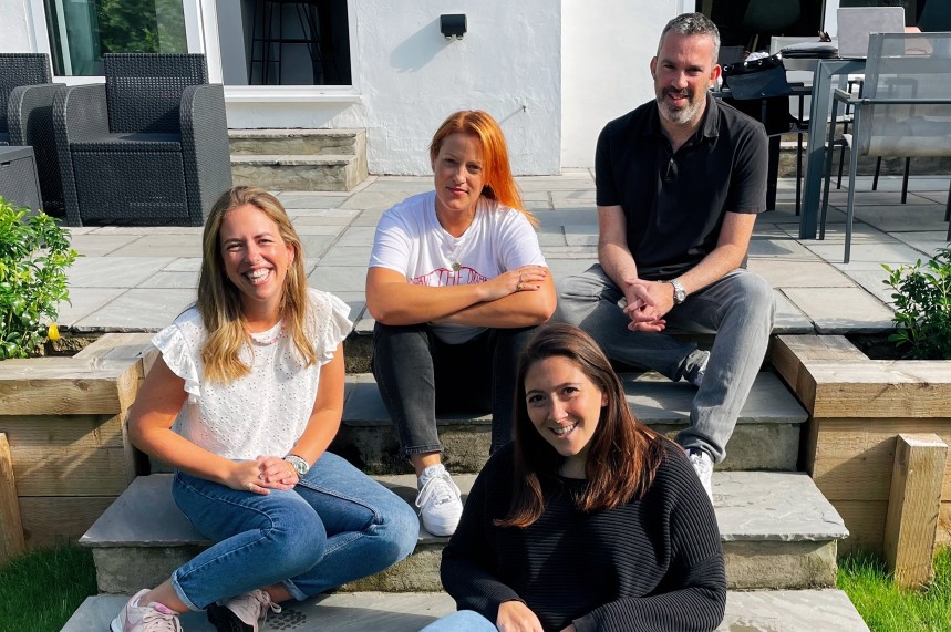 Management board (L to R): Sophie Diner, Kate Addy, Aimée Jacobs and David Fraser