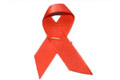 Red ribbon: AIDS awareness symbol