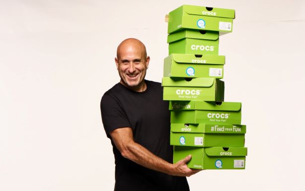 Crocs SVP and CMO Terence Reilly isn't bothered by people who mock the brand