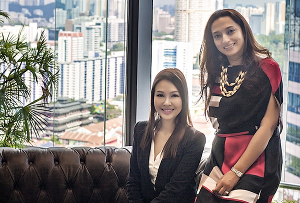 Servcorp's Trinh Danh and Rice Communications' Sonya Maderia