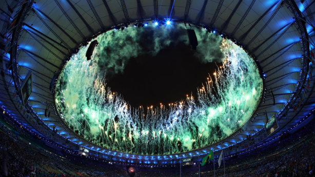 The closing ceremony of the Olympic Games in Rio (Credit: Getty Images/Patrick Smith)