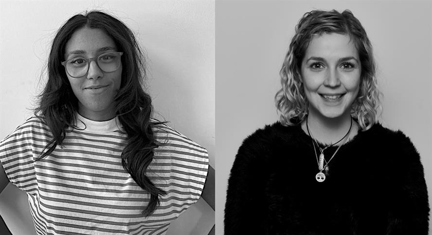 The Romans team: Kandace Williamson (left) and Gabie Speed