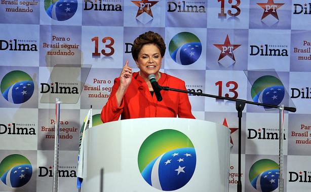 Newly reelected Brazilian President Dilma Rousseff