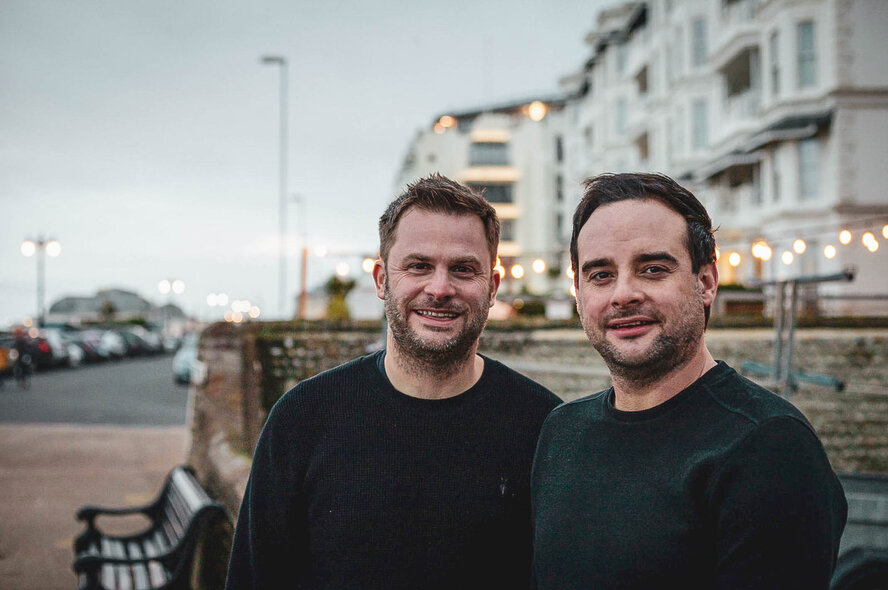 Now we are Twelve (L-R): Chris Webb and Neil Sparks have co-founded an agency