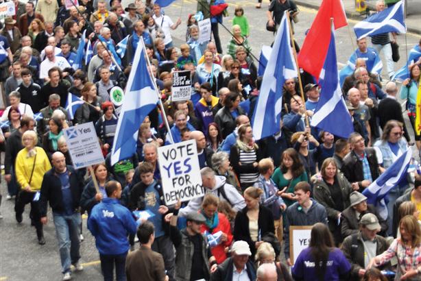 Scottish independence: Yes campaign falling behind in polls