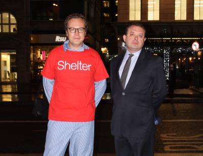 Neale and Ingham: Raising money for homelessness charity Shelter