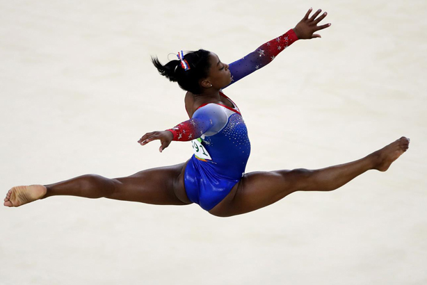 US gymnast Simone Biles will be flying high with more sponsorship deals after her Rio success Credit: Julian Finney