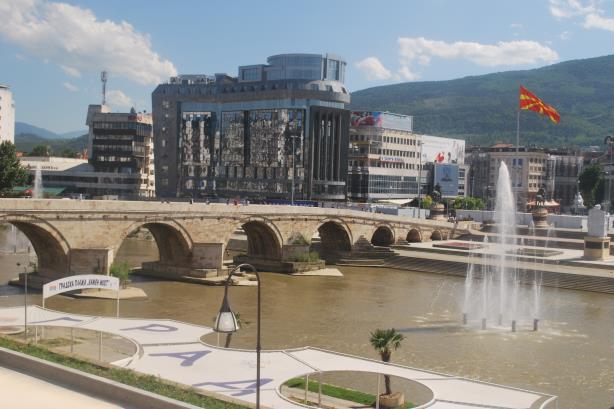 Skopje, the capital of Macedonia (Image via Wikimedia Commons).