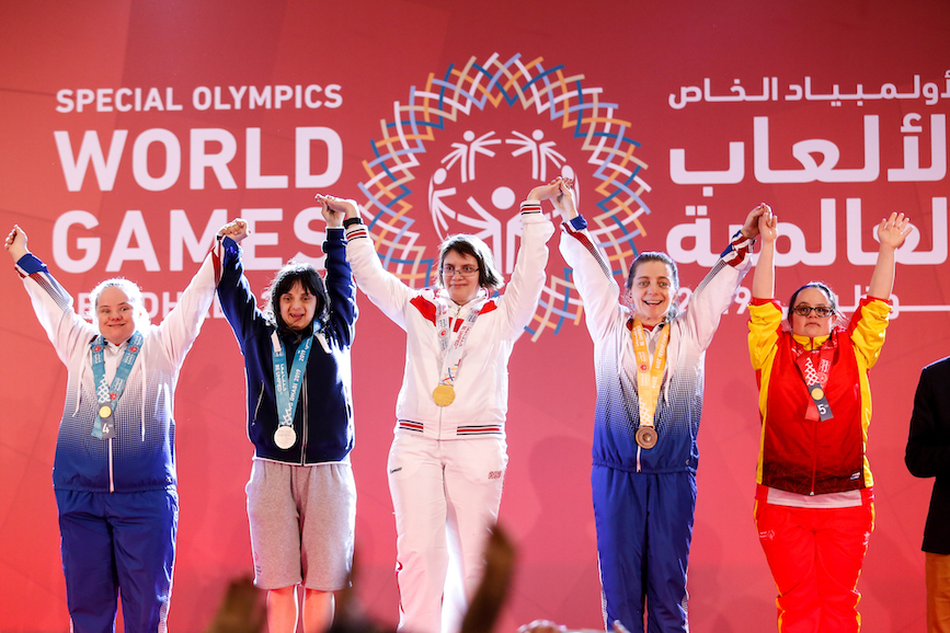 The Summer World Games in Abu Dhabi were the first to be held in the Middle East.