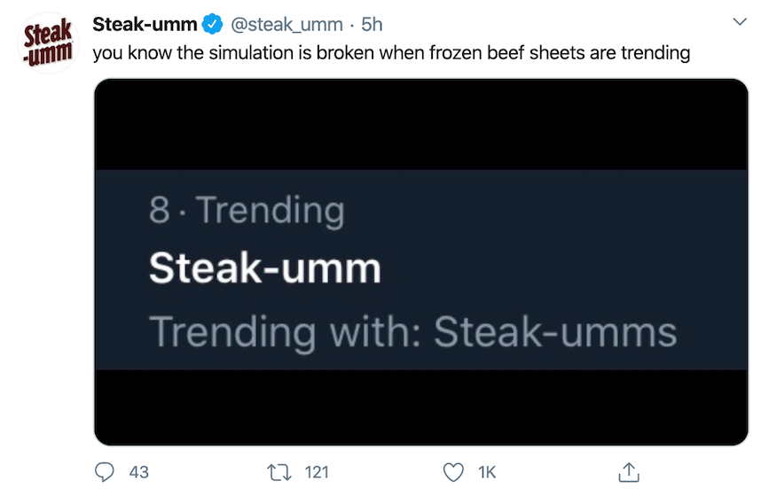 The Inside Story Of Steak Umm S Coronavirus Twitter Rant Pr Week