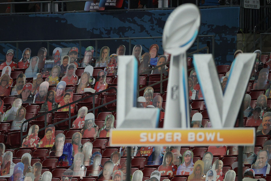 Raymond James Stadium in Tampa, Florida, site of Super Bowl LV. (Photo credit: Getty Images).