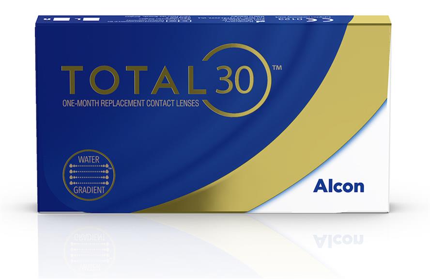 Box of Total30 contact lenses