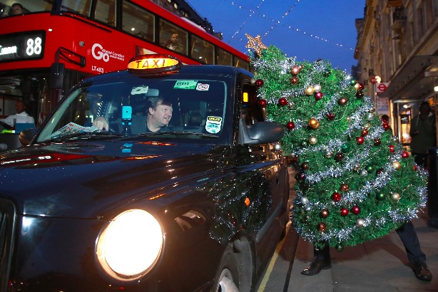 The 'Christmas Party Escape Suit' (credit: Matt Alexander/PA Wire)