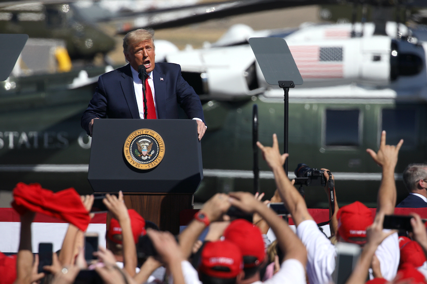 ExxonMobil responded quickly after President Trump mentioned a hypothetical call with its CEO at a Monday campaign stop in Arizona. (Photo credit: Getty Images)