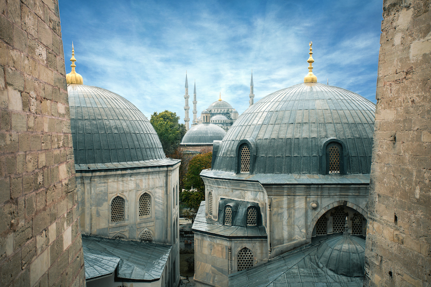 The Blue Mosque in Istanbul, Turkey. (Photo credit: Getty Images).