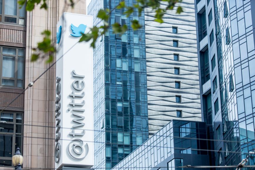 Twitter headquarters in San Francisco. (Photo credit: Getty Images)