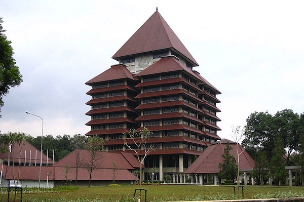 The main building at Universitas Indonesia