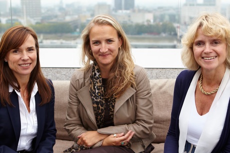 Wild Card management team: (l-r) Tessa Willmott, Sarah Harding, Kate Wild