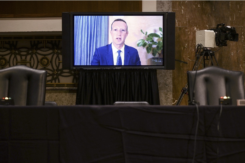 Mark Zuckerberg testifies. (Photo credit: Getty Images). 