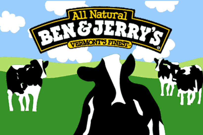 Ben and Jerry's logo. Ben & Jerry’s лого.