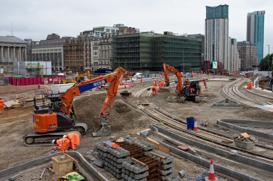 Recent railway construction in Birmingham - image: Magnus Hagdorn / Flickr (CC BY-SA 2.0)