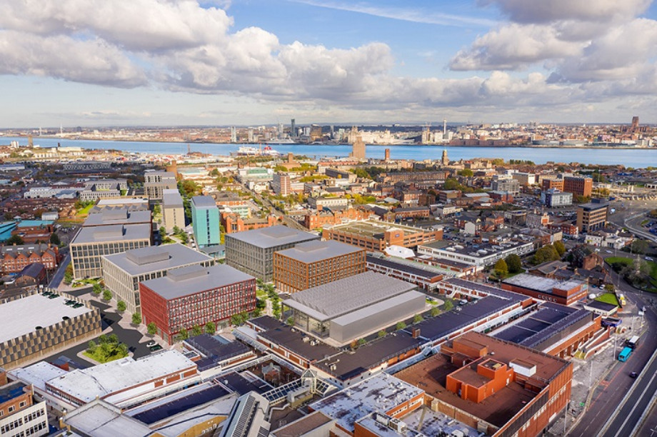 A CGI of plans for the regeneration of Birkenhead town centre. Image: Wirral Growth Company