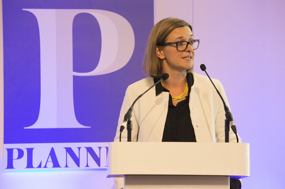 Emma Cariaga speaking at Planning's 2016 Planning for Housing conference. Pic: Julian Dodd
