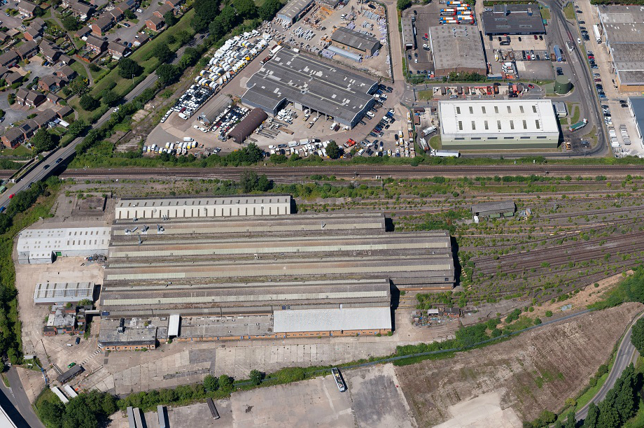 The former Bombardier factory site in Beaver Lane, Ashford. Pic: Ashford Borough Council