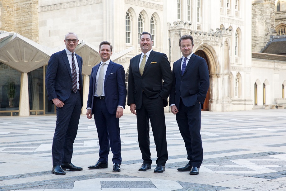 The new Avison Young leadership team: (from left) Gerry Hughes, Jason Sibthorpe, Mark Rose and Andy Mottram