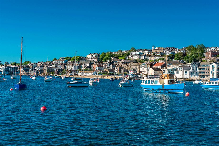 Falmouth harbour. Photograph: Education Images/Getty Images
