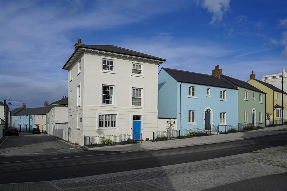 Nansledan: an urban extension to Newquay where design codes are used (Credit: Hugh Hastings c/o Getty Images)