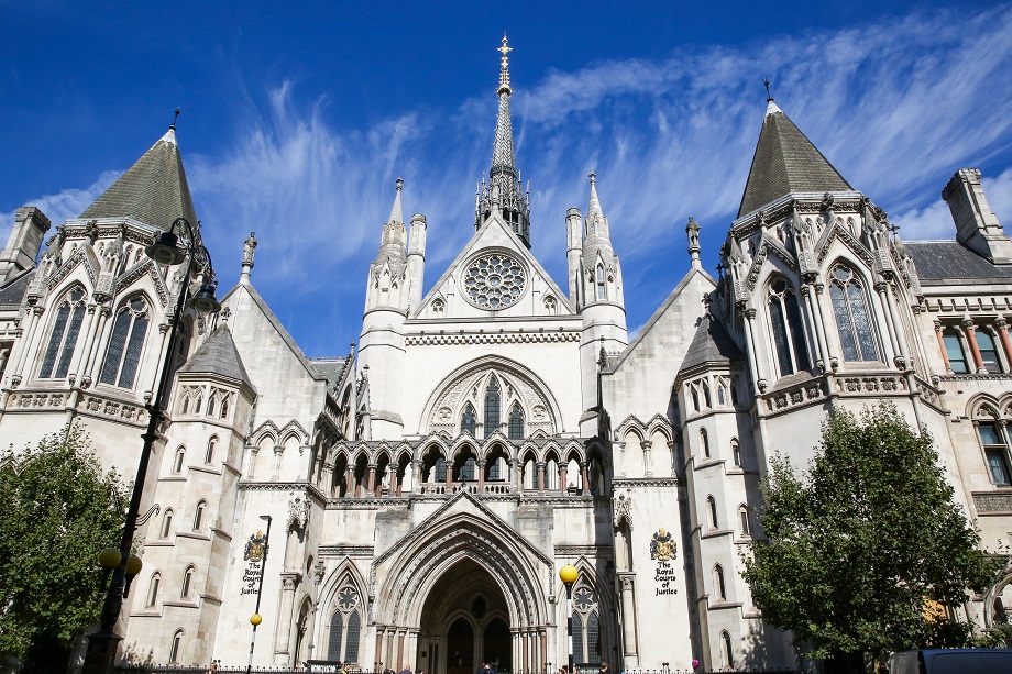 London's Royal Courts of Justice. Pic: Getty Images