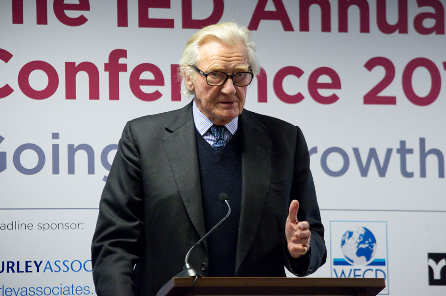 Heseltine: last year produced his No Stone Unturned report on economic growth for the government