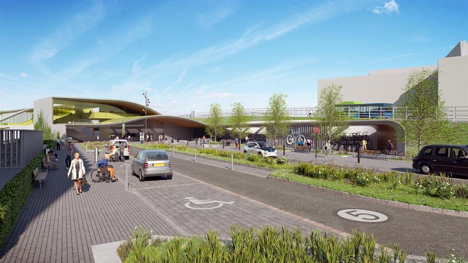 The proposed new Cambridge South station (Pic credit: Network Rail)