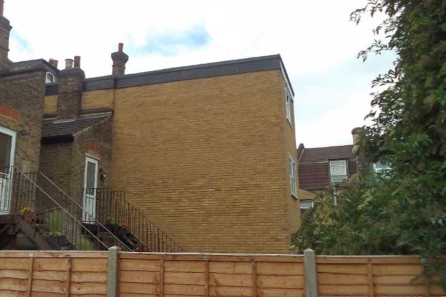 The illegal extension built by Mohammed Raja Iqbal (pic: LB Waltham Forest)