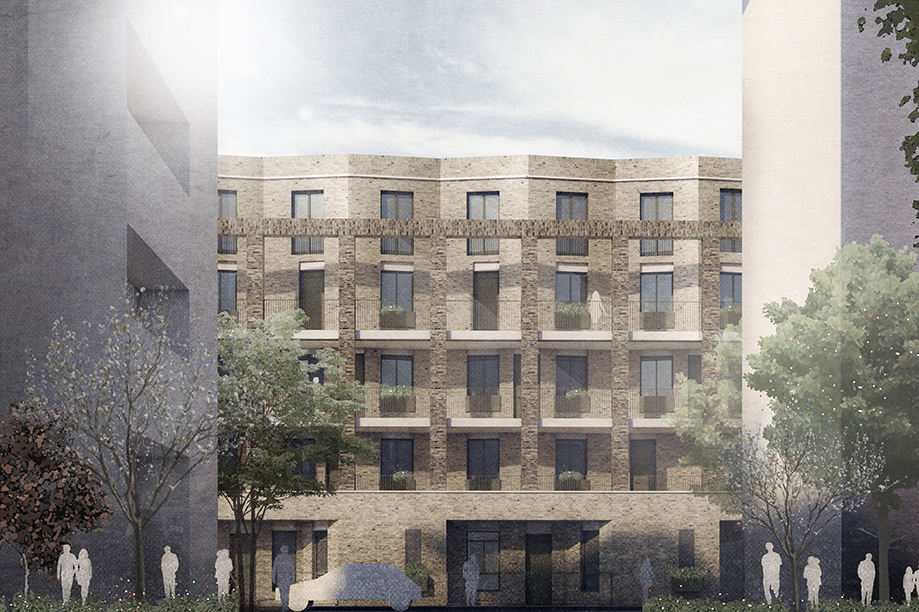 A visualisation of the Bancroft Estate in Tower Hamlets, east London